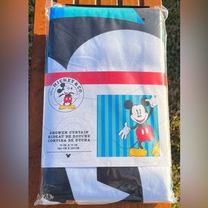 Disney Mickey Mouse Shower Curtain NWT